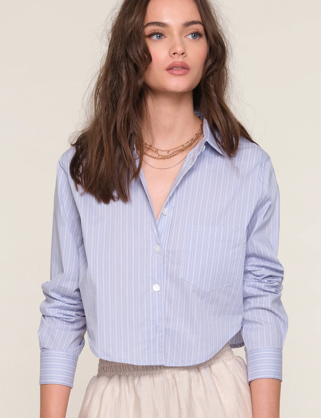 Heartloom Zatarra Shirt / sky