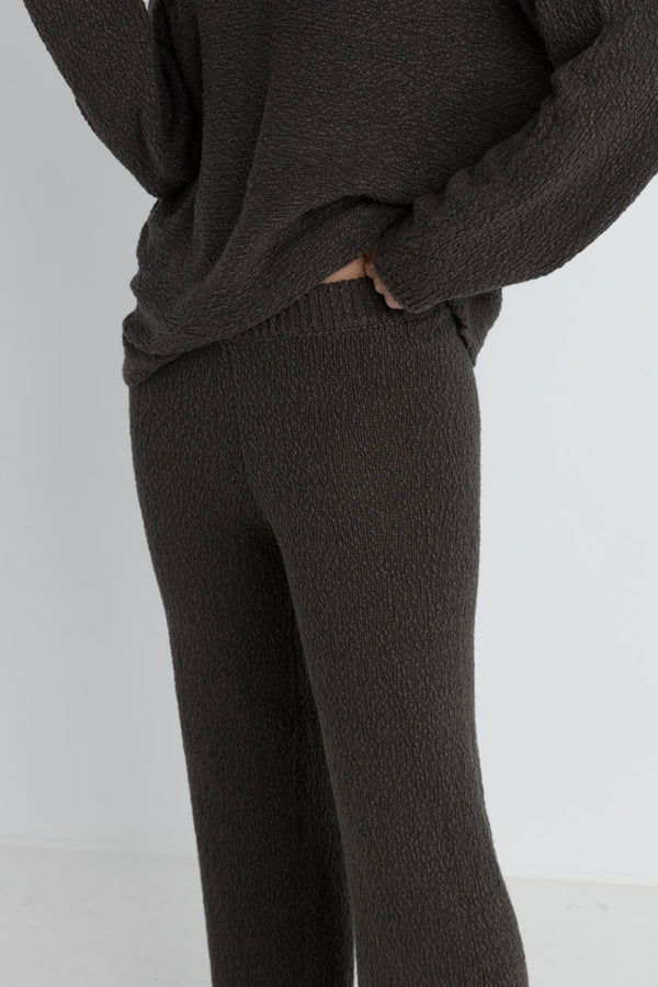 Rhythm Adele Knit Pant / gray