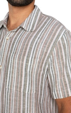 Liverpool SS Button Shirt/ sage multi