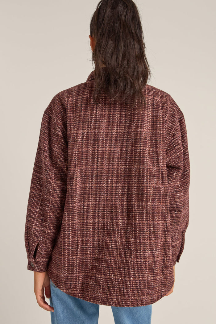 Rhythm Dalston Shacket / berry