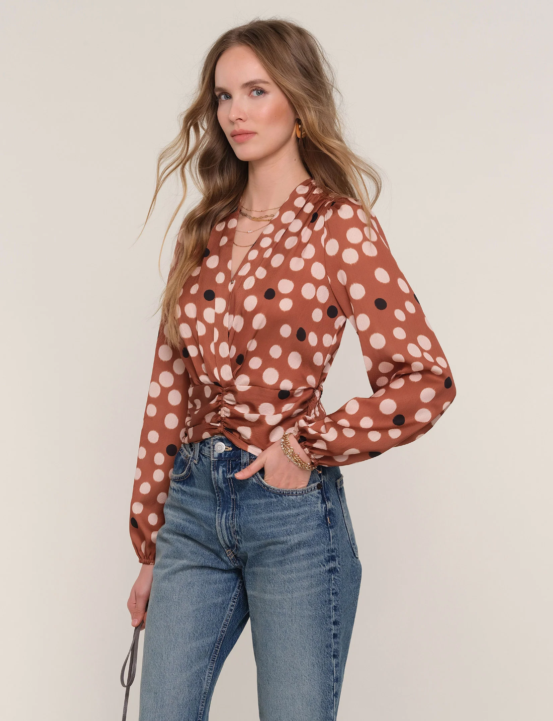 Heartloom Gela Top / polkadot