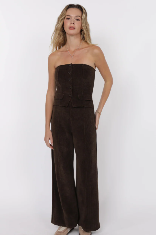 Sage Mystique Tube Vest Jumpsuit
