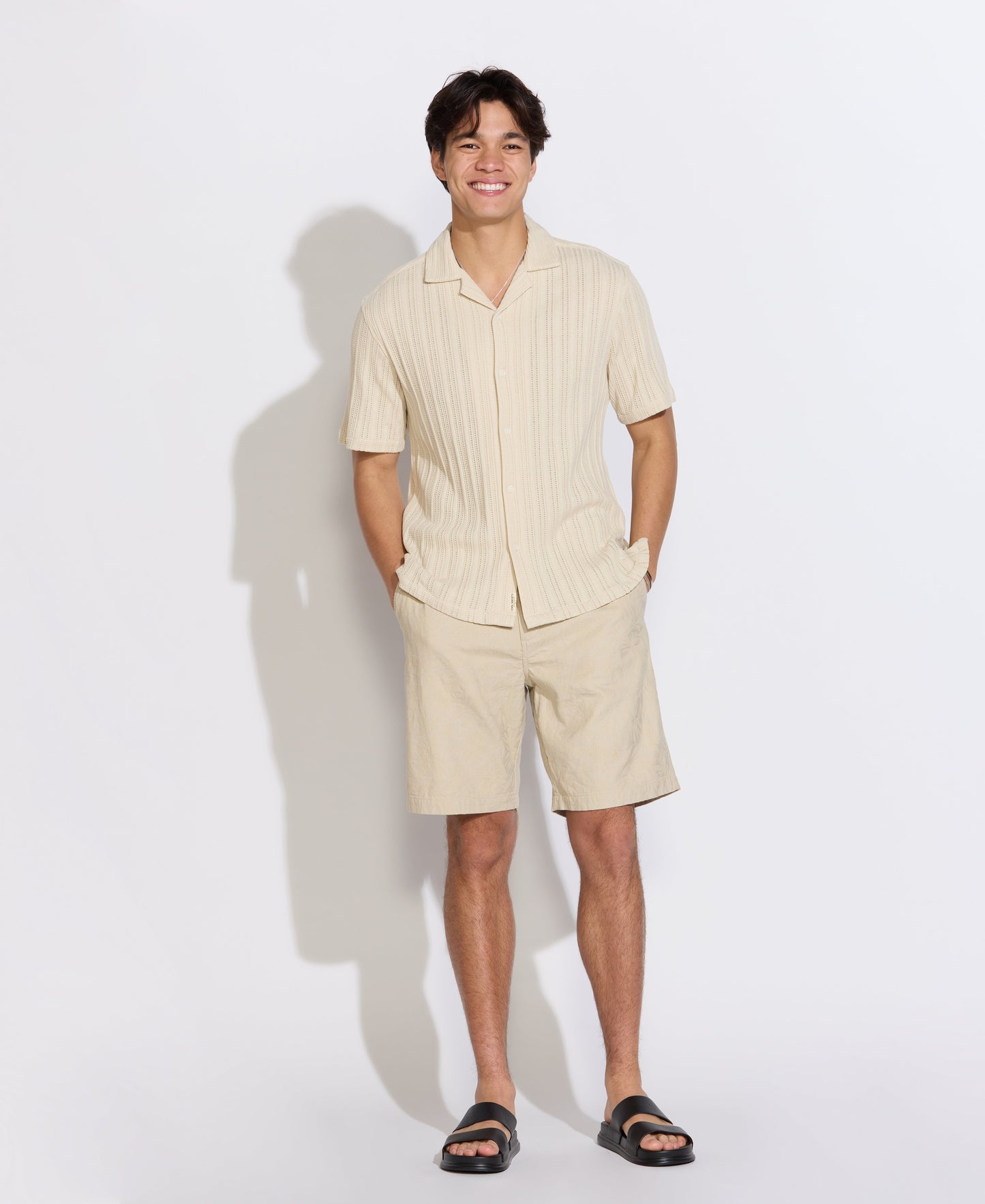 Civil Society Javier Knit Resort Shirt/ beige