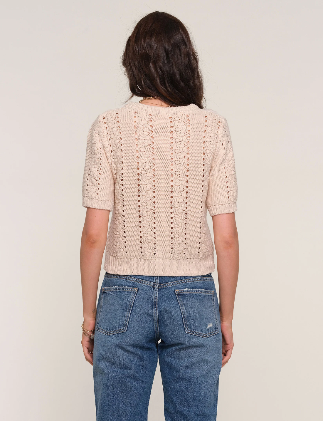 Heartloom Bobbi SS Sweater / ecru