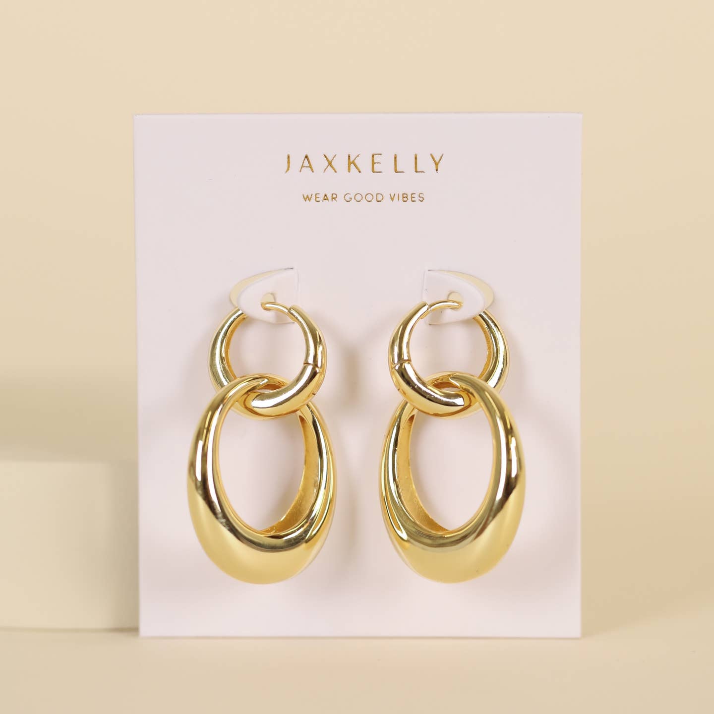 Jaxkelly Gold Coupled Hoop
