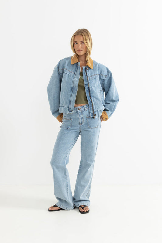 Rhythm Mila Insulated Denim Jacket