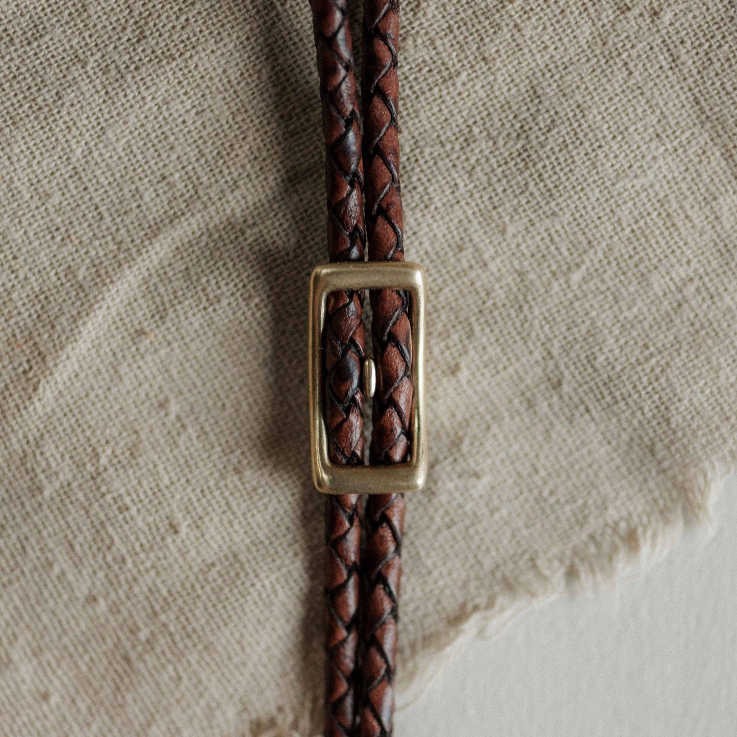 Commonform Shepherd Bolo Tie // Brass