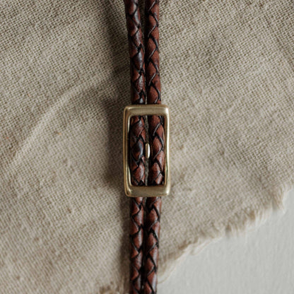 Commonform Shepherd Bolo Tie // Brass