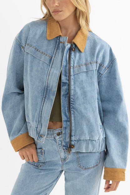 Rhythm Mila Insulated Denim Jacket