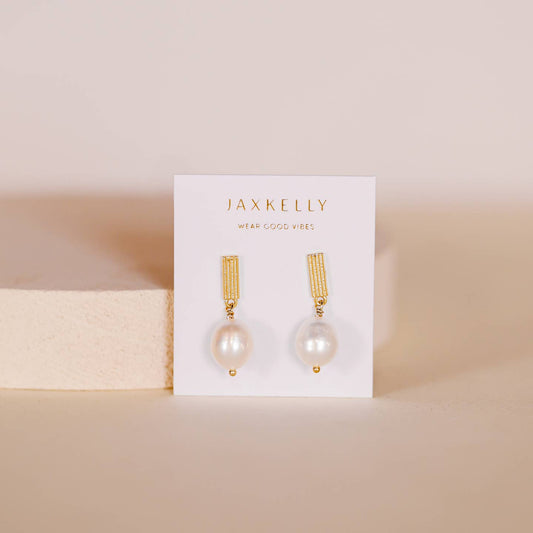 Jaxkelly Rectangle Pearl Drop