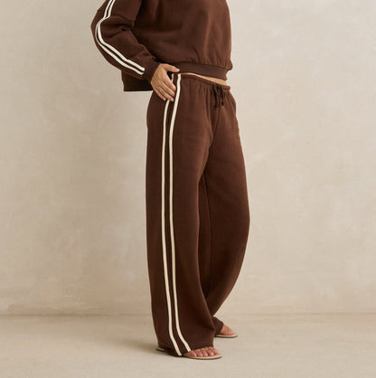 Rhythm Contrast Trackpant / brown