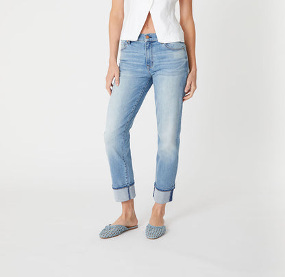 Level99 Jessie Wide Cuff Slim Jean