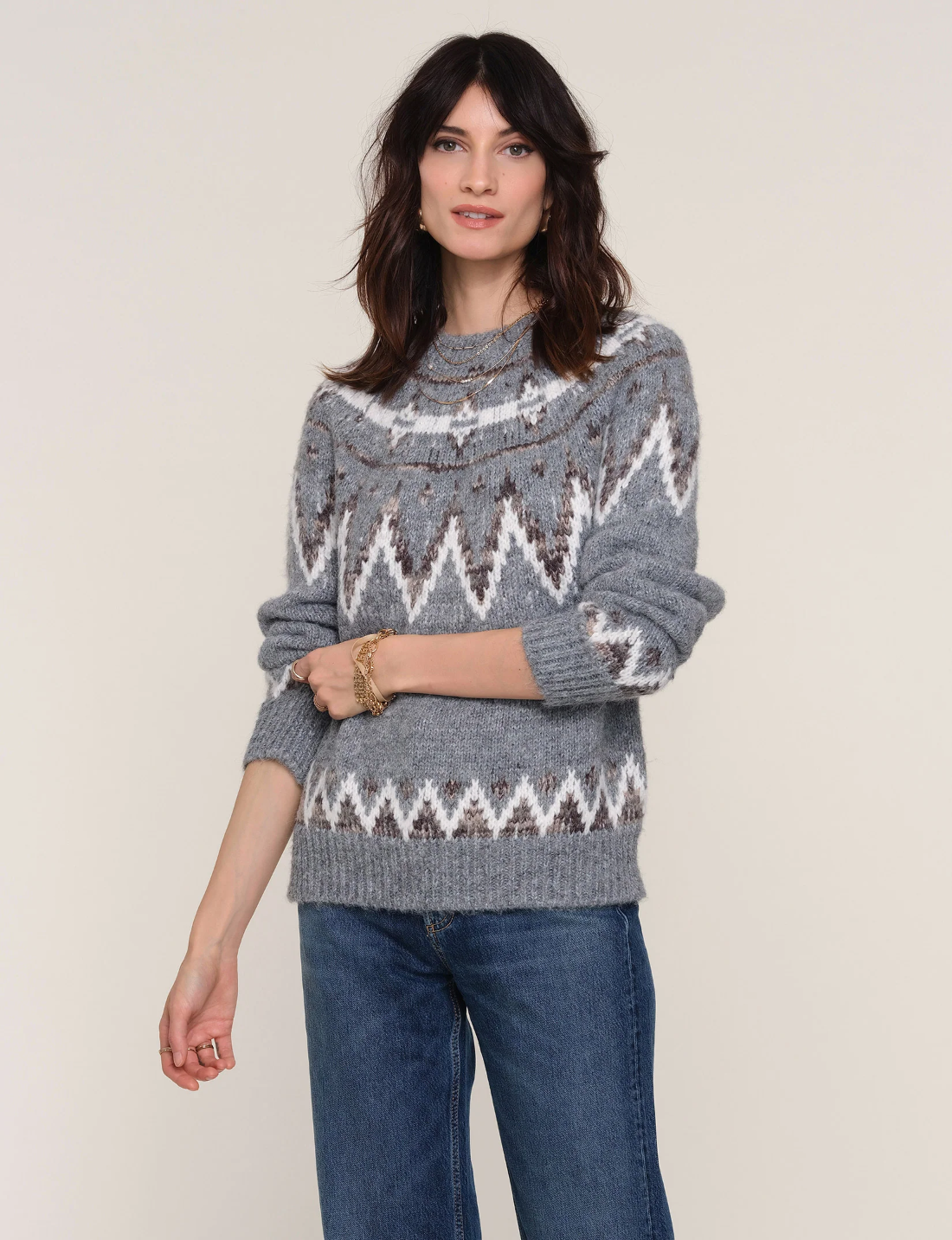 Heartloom Rae Sweater  / heather