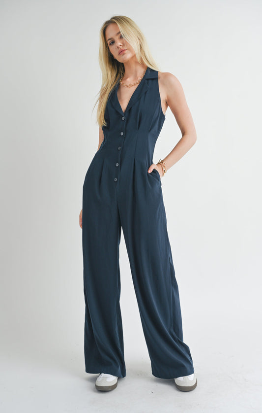 Sage Finest Touch Jumpsuit / midnight