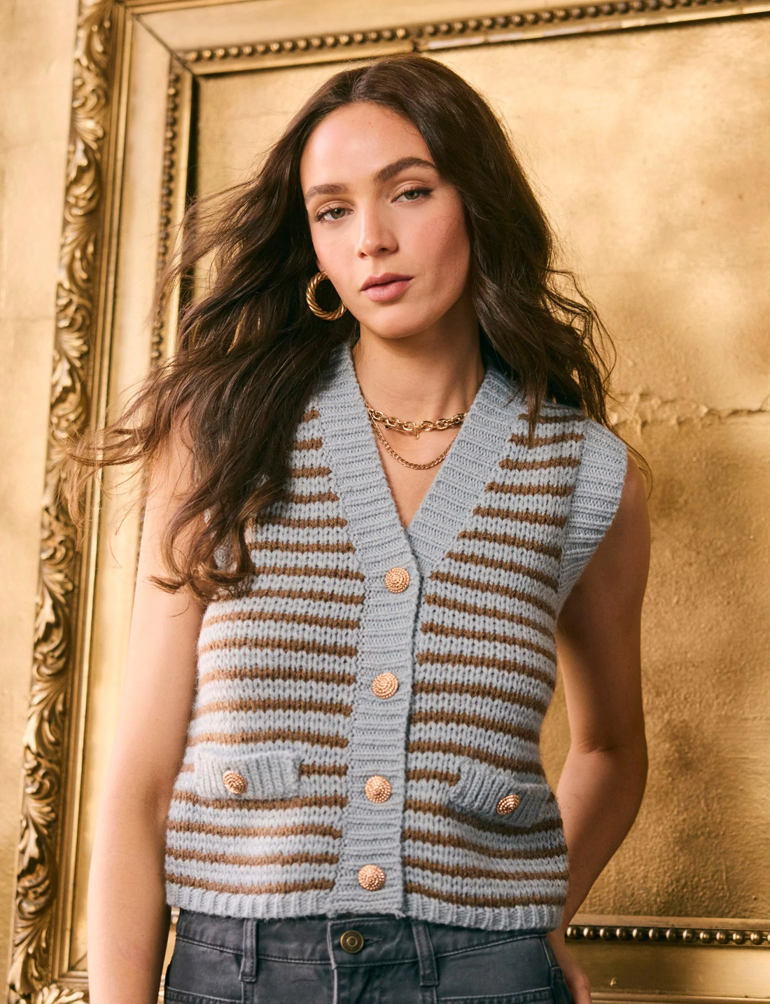 Heartloom Asher Vest / sky