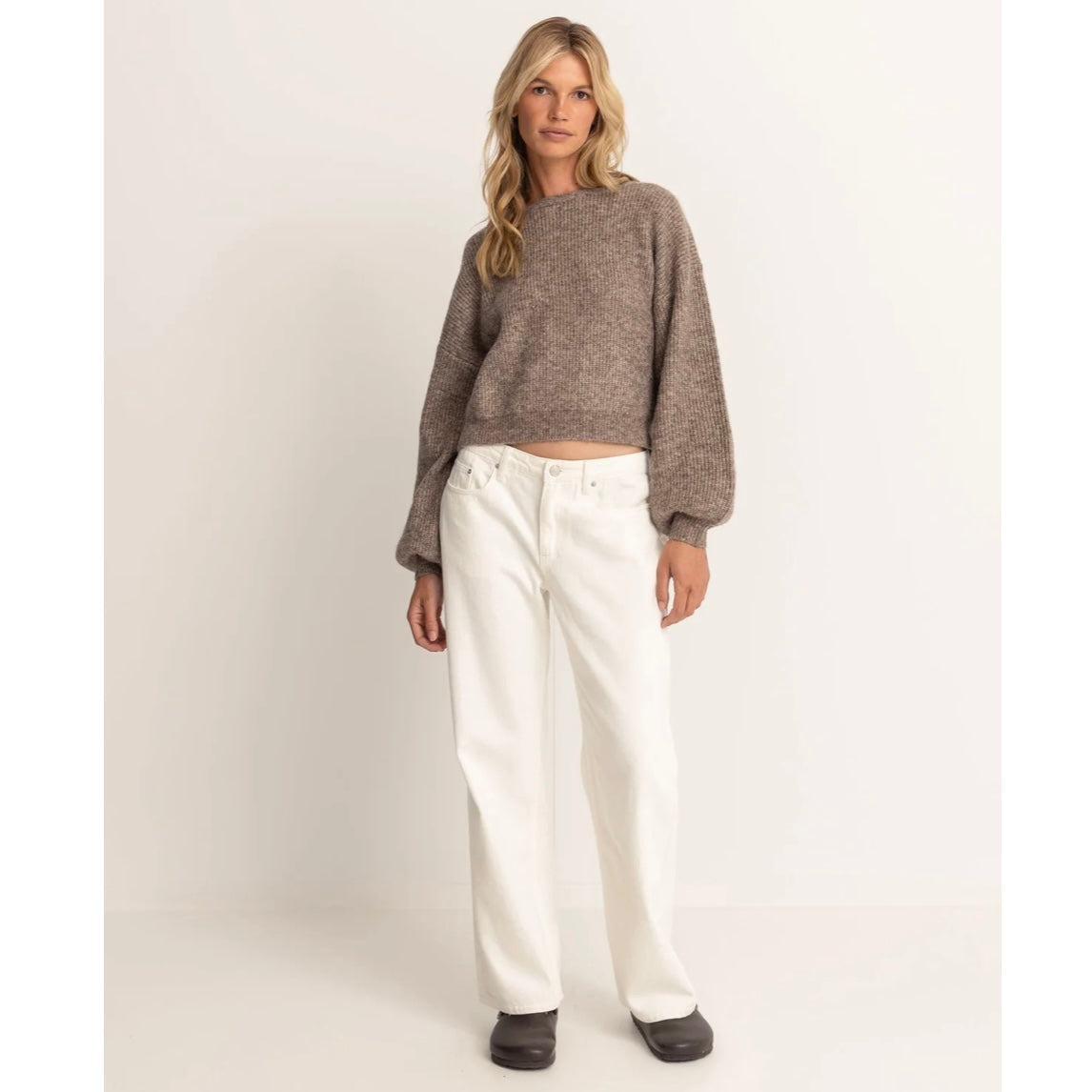 Rhythm Quinn Knit Jumper / oatmeal