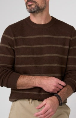Liverpool LS Stripe Crew Knit