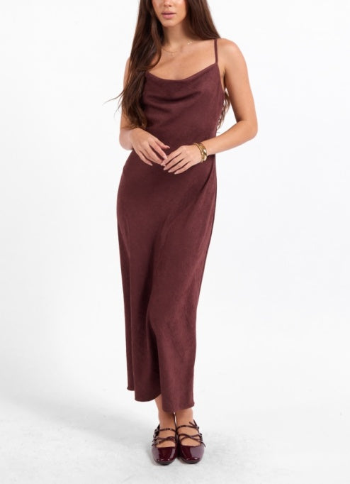 Sage Rhea Slip Dress