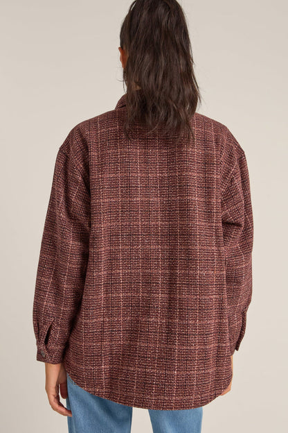 Rhythm Dalston Shacket / berry