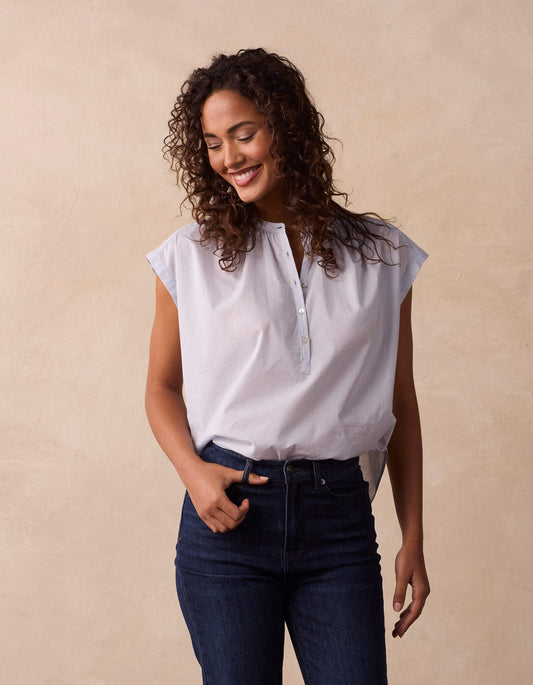 Normal Featherweight SS Blouse / mist