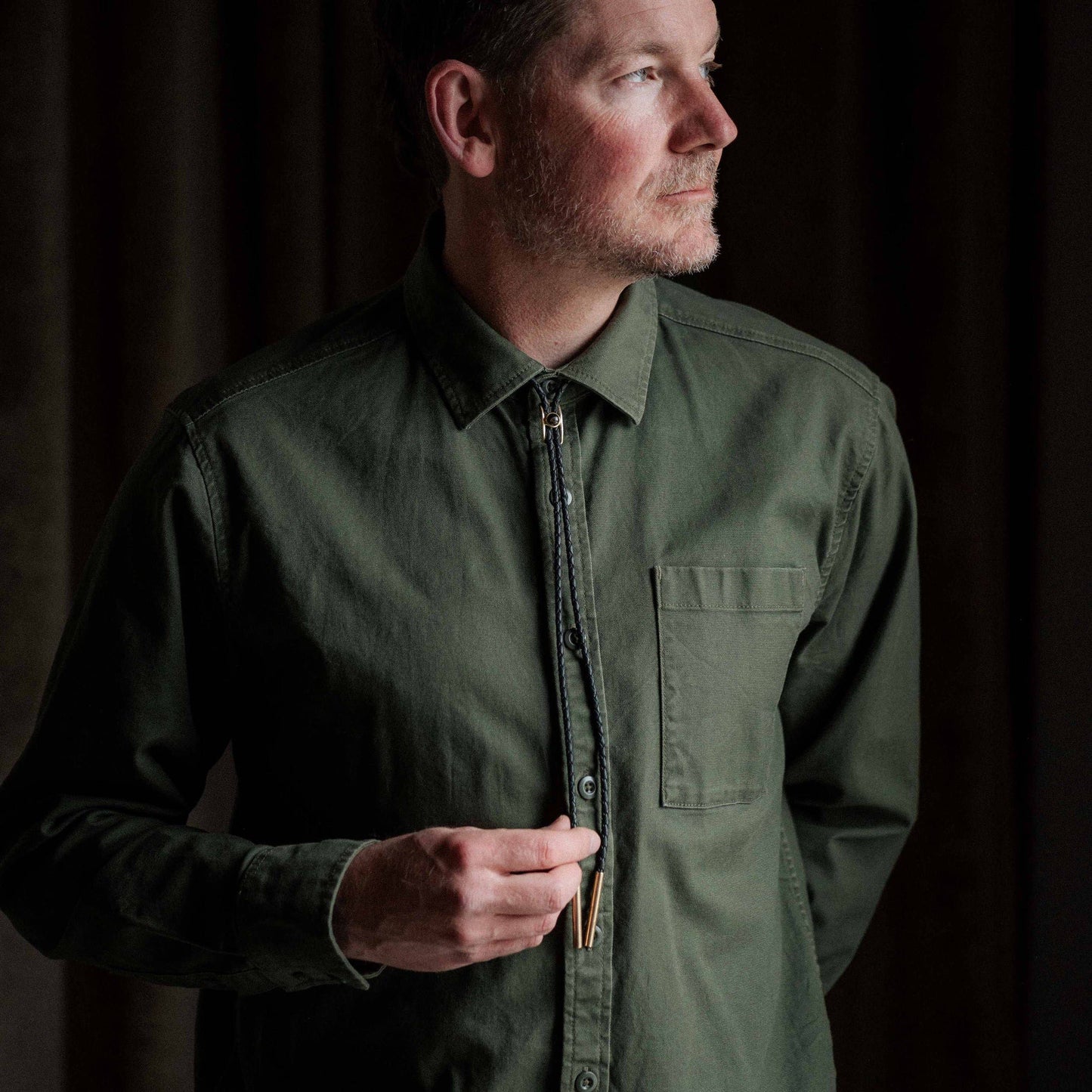 Commonform Shepherd Bolo Tie // Stone