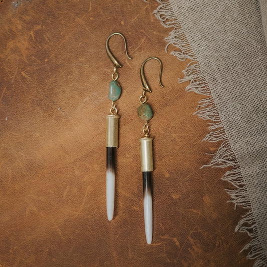 CommonForm Dutton Quill Hook Earrings