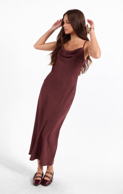 Sage Rhea Slip Dress