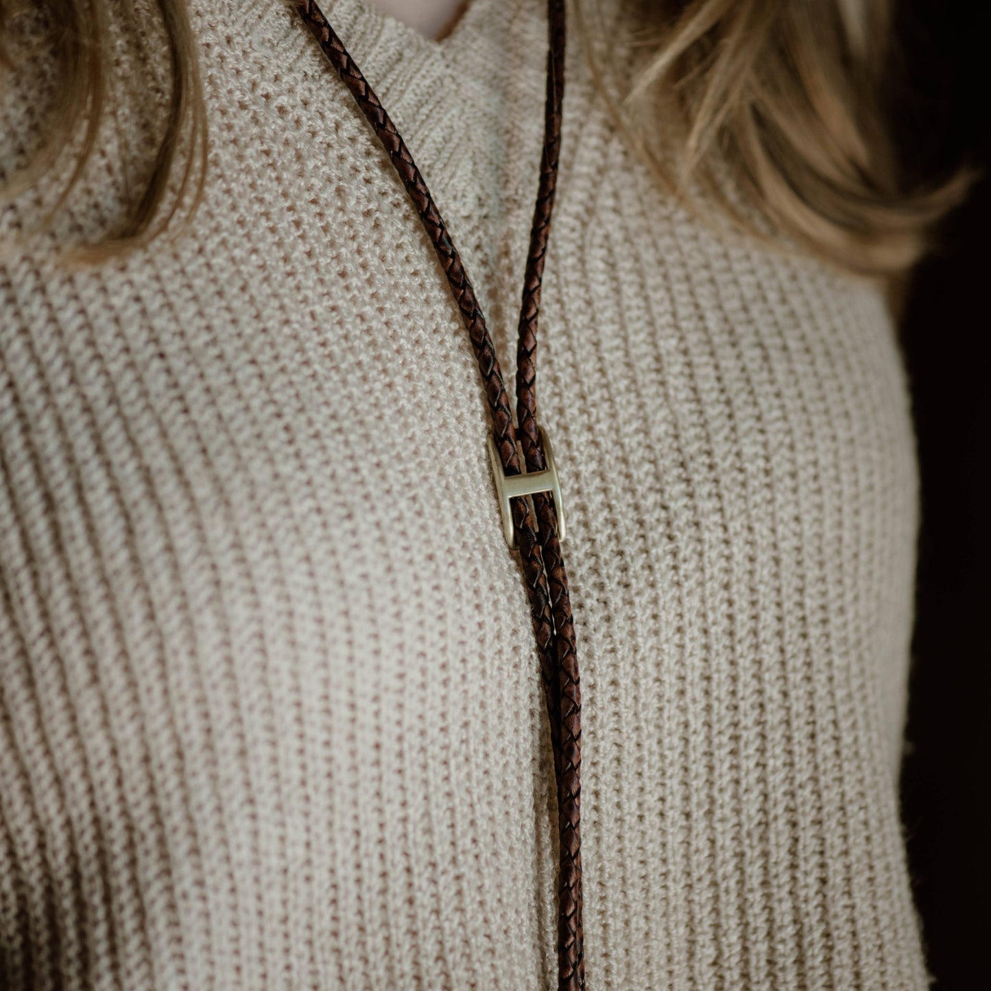 Commonform Shepherd Bolo Tie // Brass