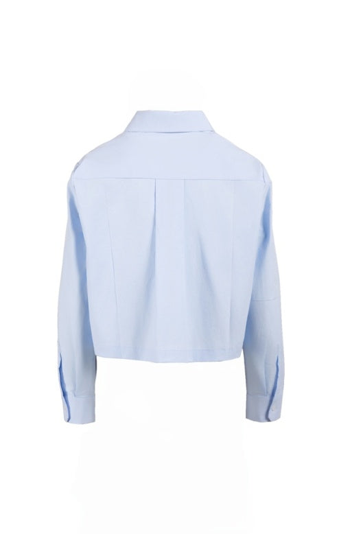 Sage Tutor Girl Button Up Shirt