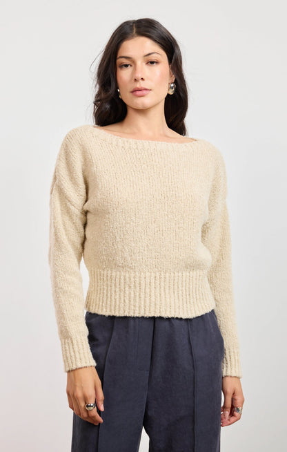 Sage Indira Boat Neck Sweater