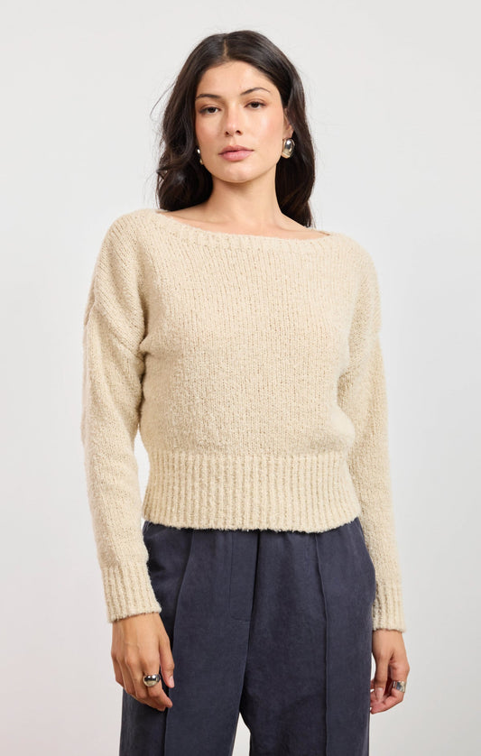 Sage Indira Boat Neck Sweater
