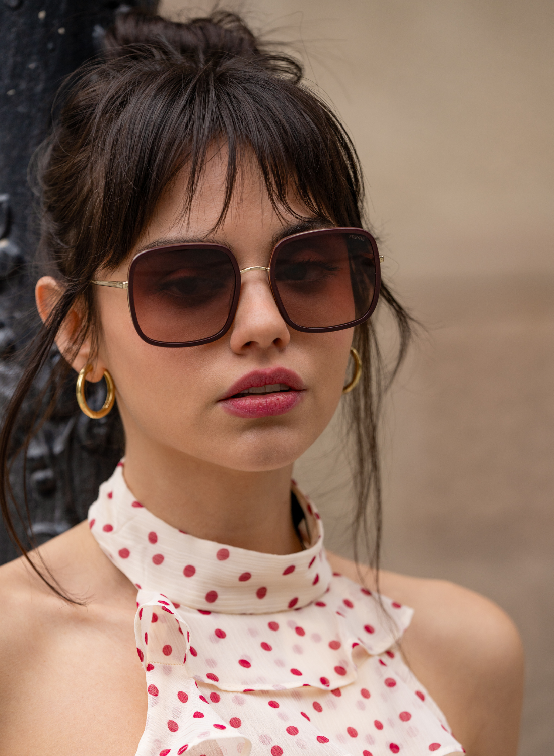 Freyrs Cosmo Acetate Womens Square Sunglasses