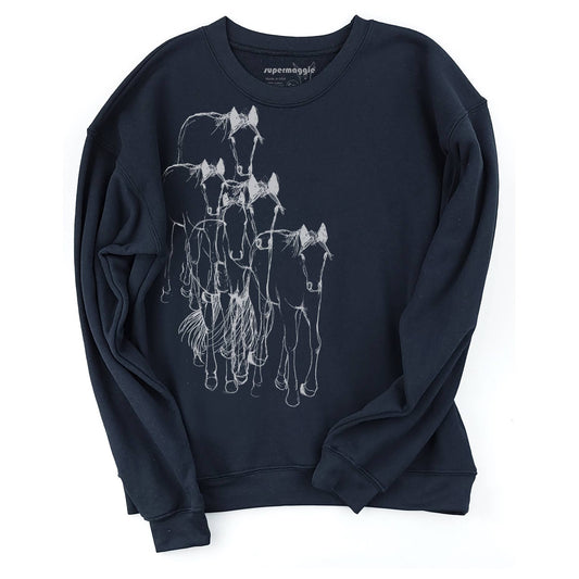 Supermaggie Horses Ollie Oversized Sweatshirt