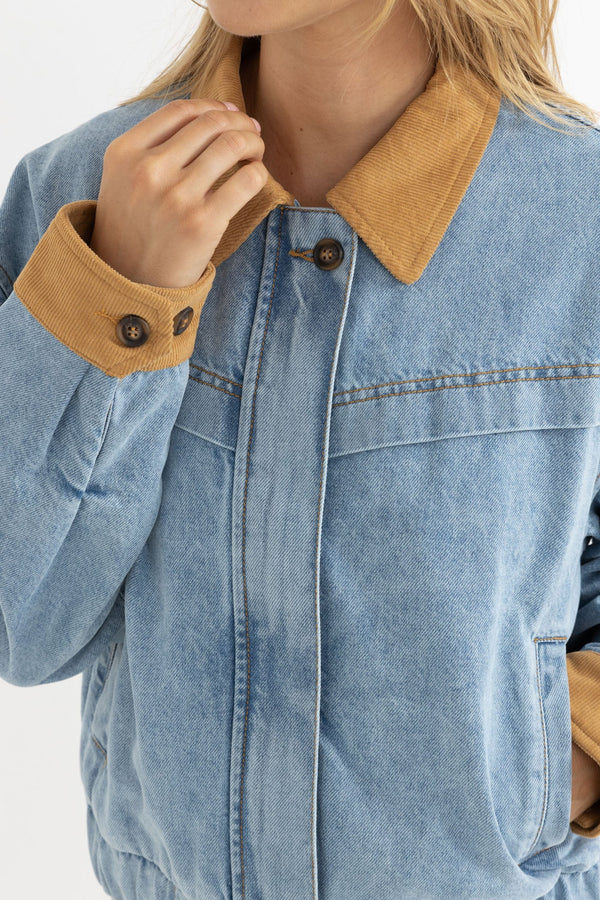 Rhythm Mila Insulated Denim Jacket