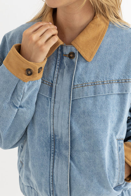 Rhythm Mila Insulated Denim Jacket