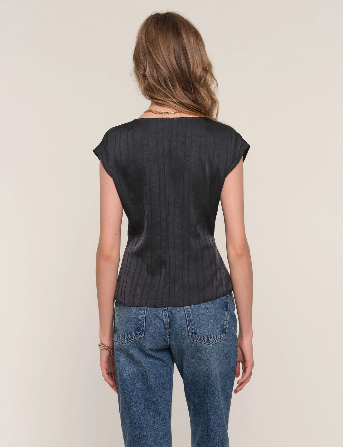 Heartloom Olive Top / black