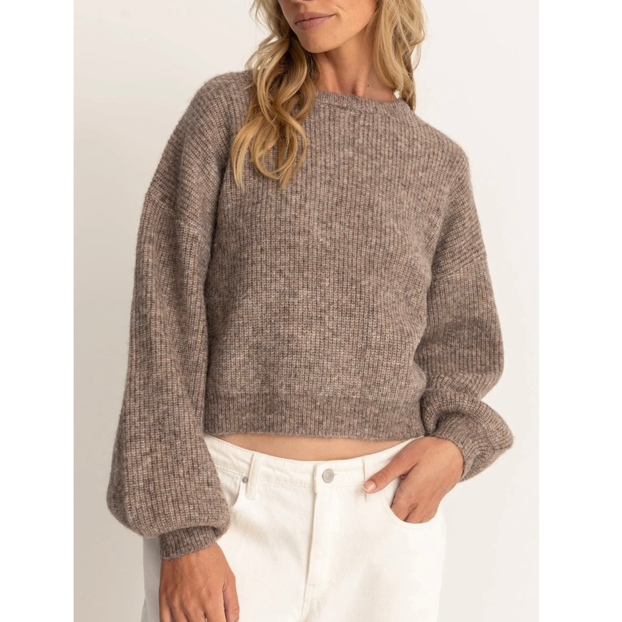 Rhythm Quinn Knit Jumper / oatmeal