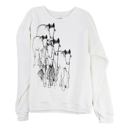 Supermaggie Horses Ollie Oversized Sweatshirt