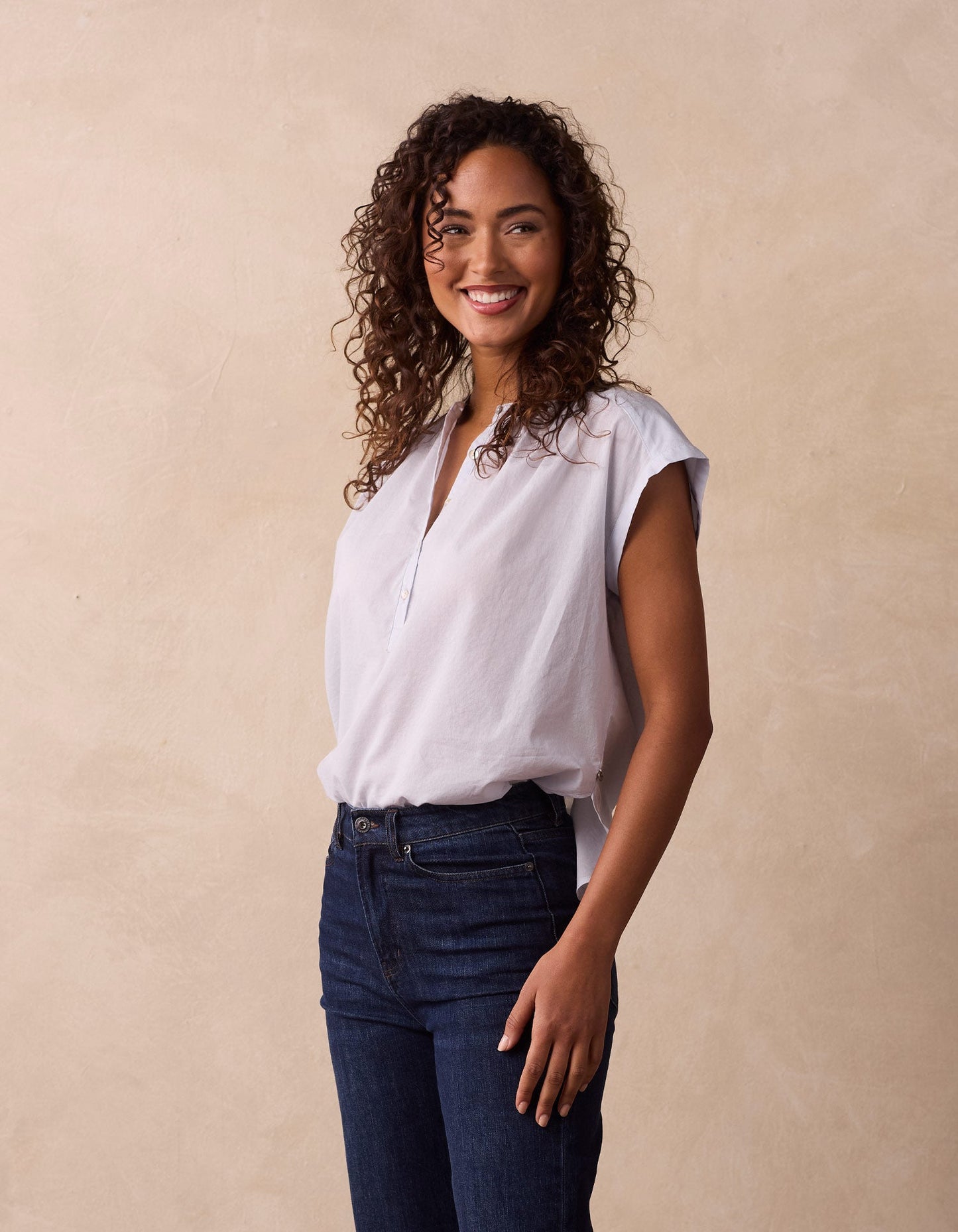 Normal Featherweight SS Blouse / mist