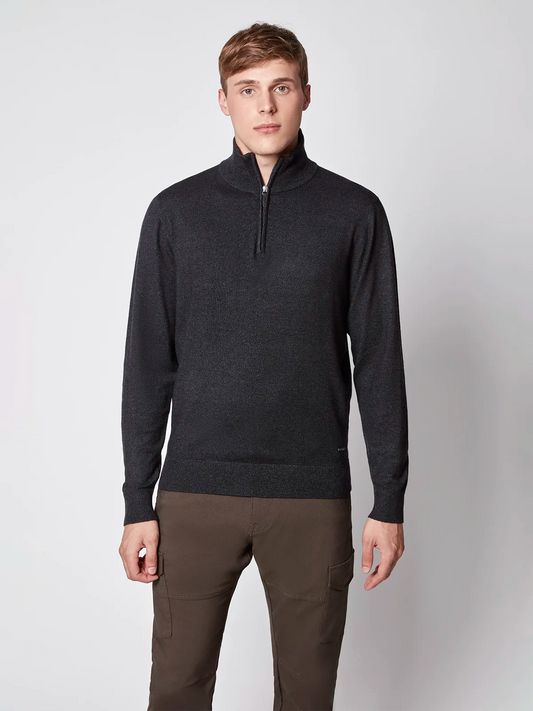 Projek Raw 1/4 Zip Mock Sweater