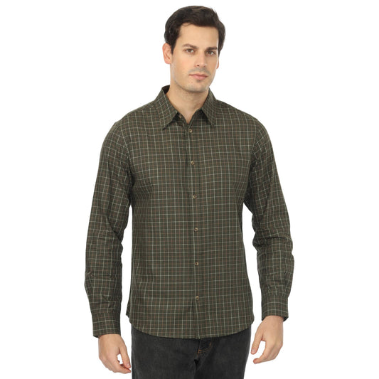 Vustra Cypress Shadows Plaid Button-Down Shirt