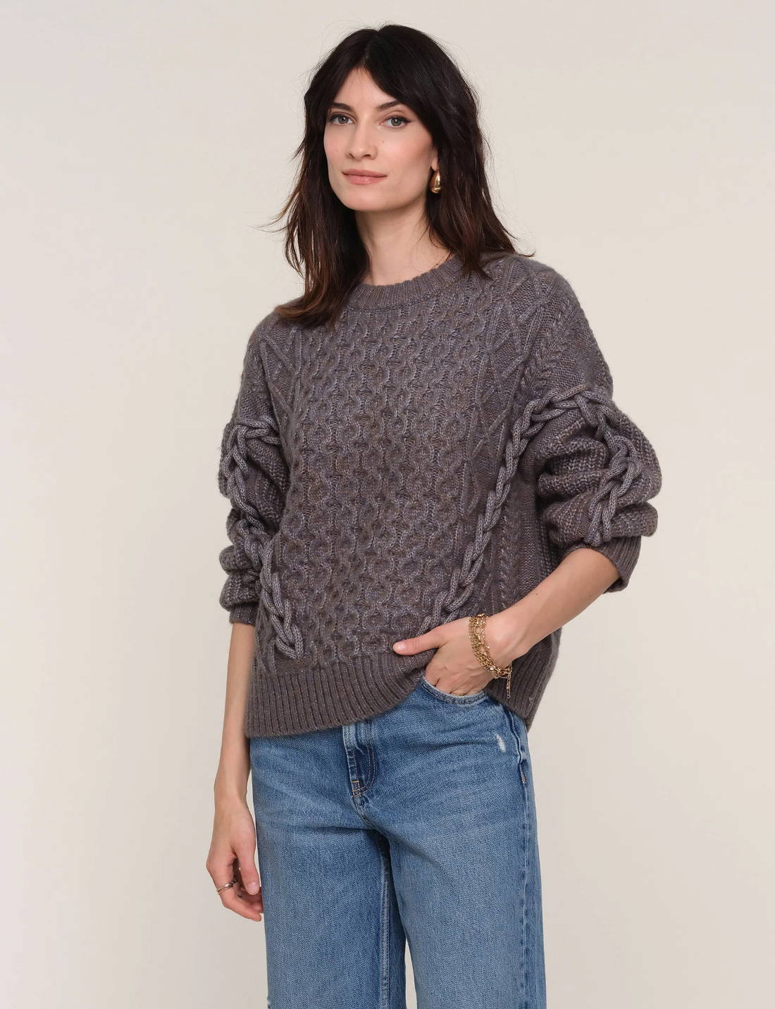 Heartloom Raven Sweater  / olive