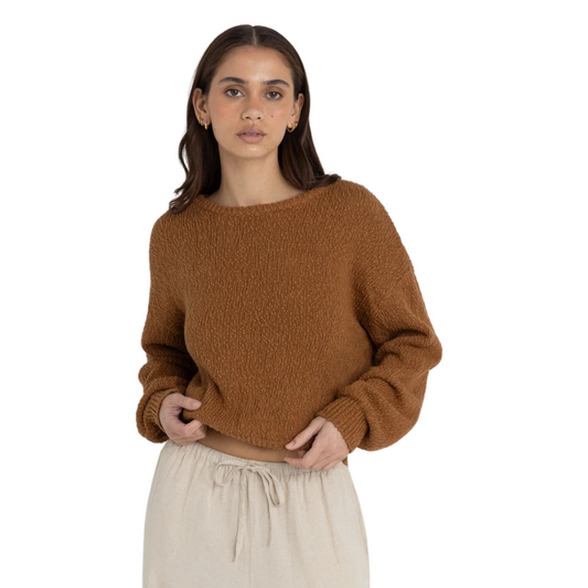 Rhythm Hailey Boucle Knit / coffee