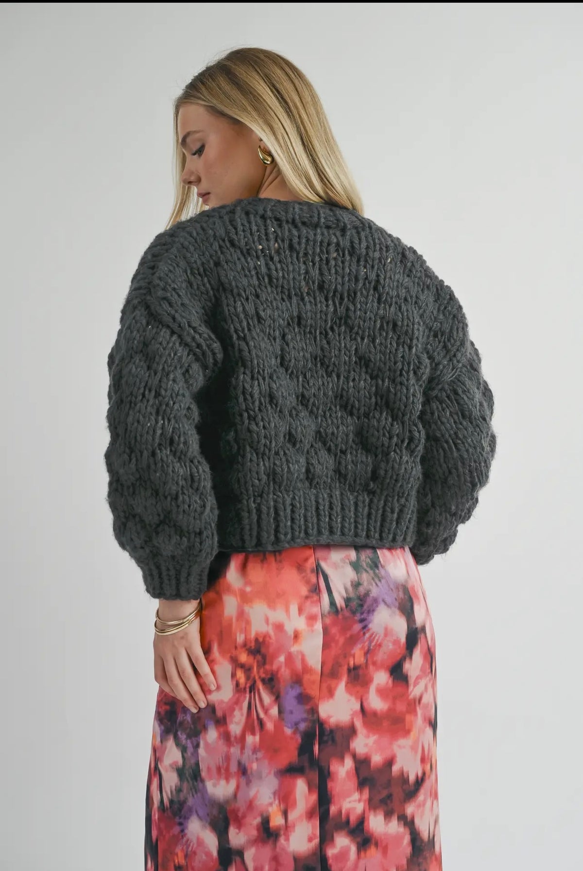 Sage This & That Chunky Cardi