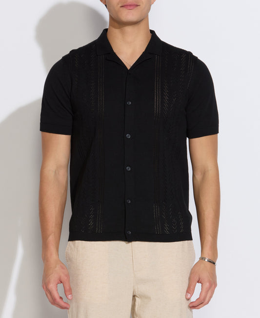 Civil Society Zargoza Resort Shirt / black