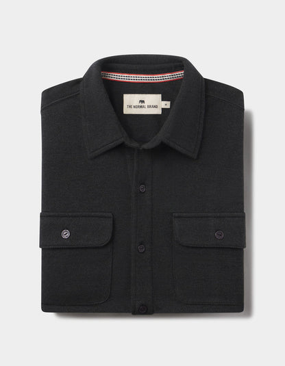 Normal Textured Knit Shirt