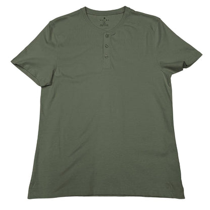 Vustra Olive Slub Henley