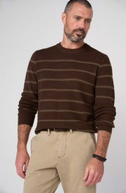 Liverpool LS Stripe Crew Knit