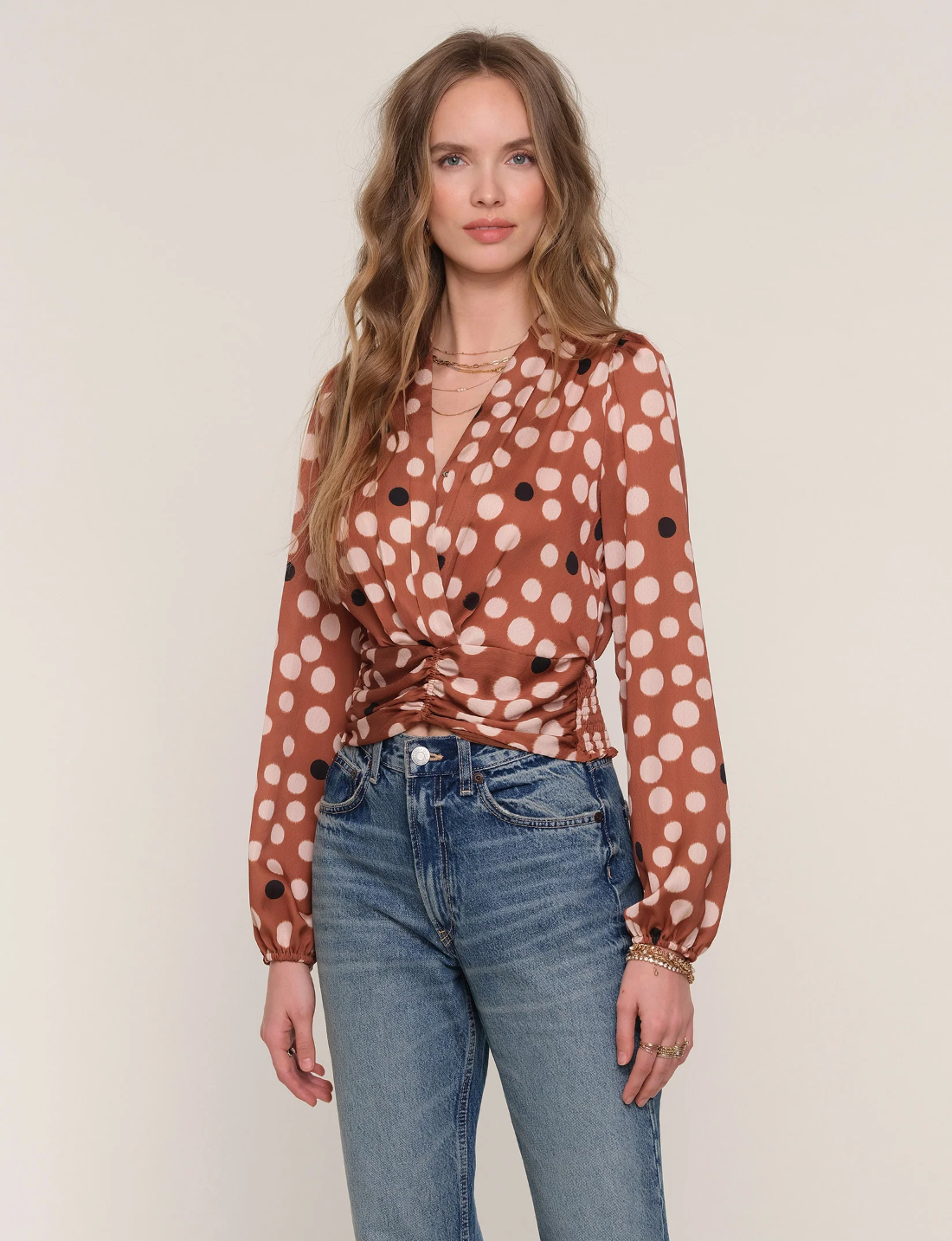 Heartloom Gela Top / polkadot