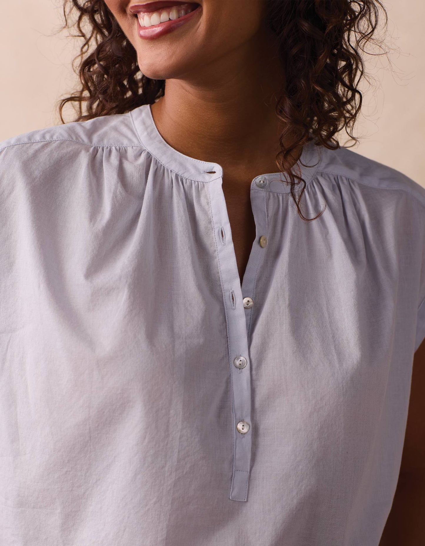 Normal Featherweight SS Blouse / mist